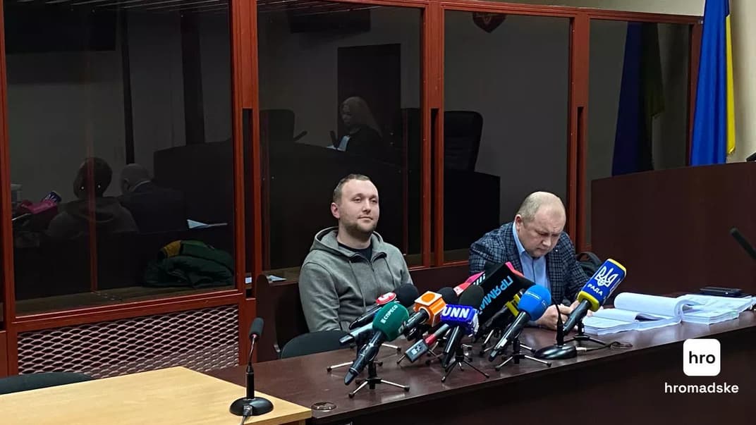 Роман Гринкевич в зале суда, 22 января 2024 года