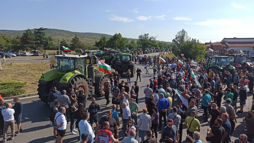 Протесты аграриев в Болгарии, 18 сентября 2023 года