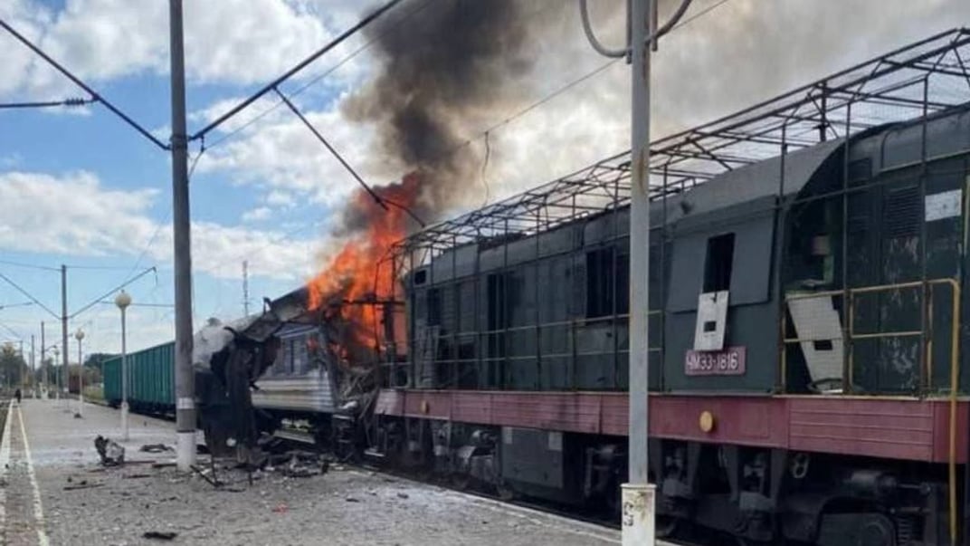 Наслідки російського удару по вокзалу у Шостці на Сумщині, 4 жовтня 2025 року