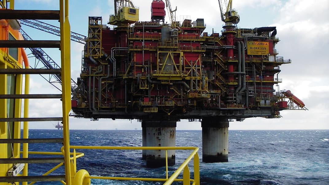 Нафтова платформа "Статфіорд А", розташована в однойменній нафтогазоносній області в Північному морі. Ілюстративне фото
