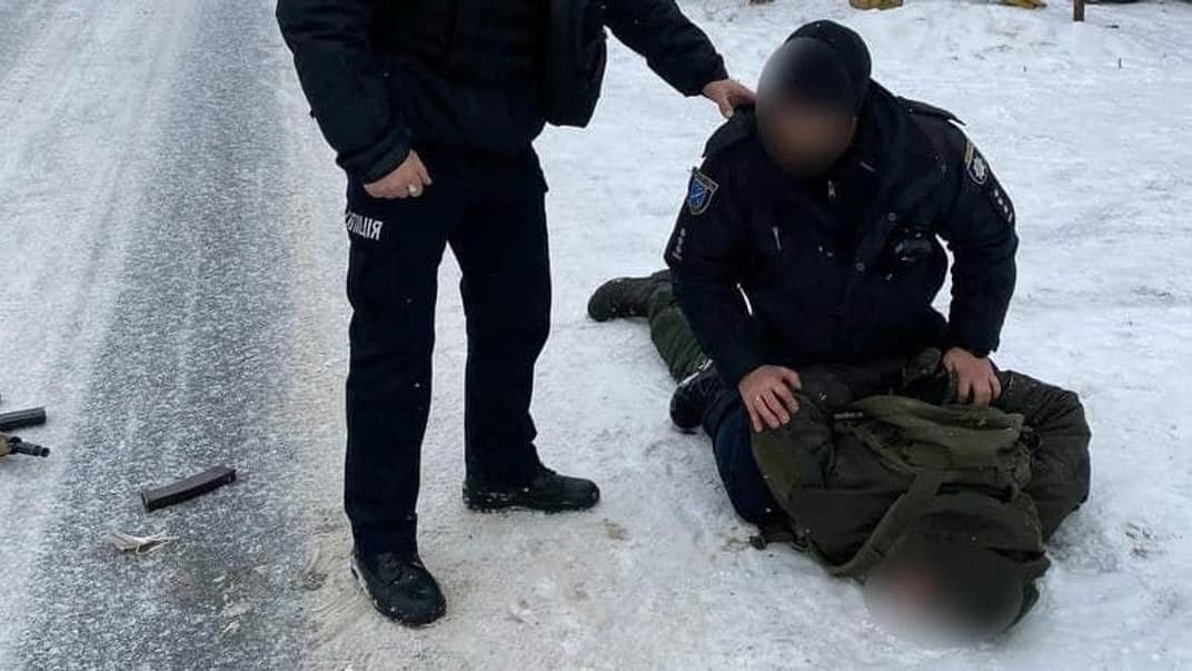 Затримання нацгвардійця, який влаштував стрілянину