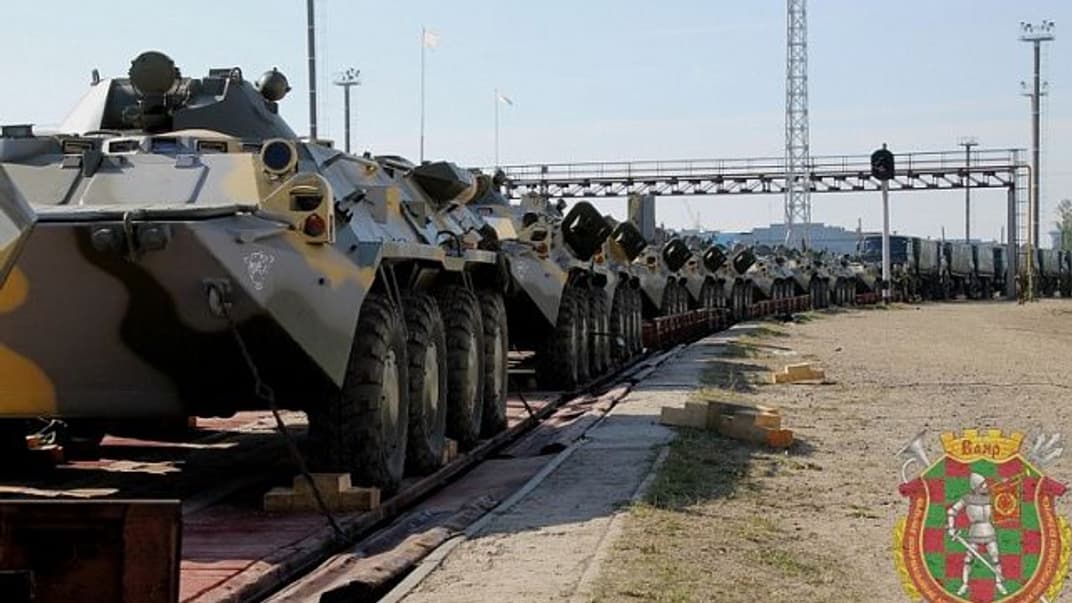 Прибуття російських військових ешелонів у Білорусь. 21 липня 2021 року