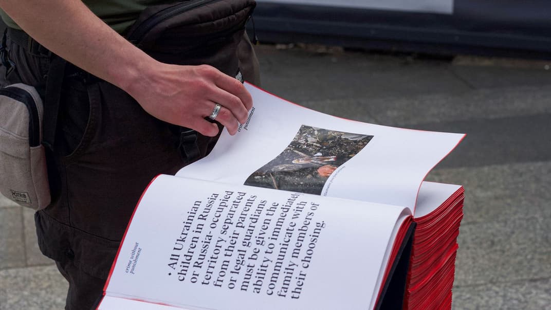 50-килограммовая книга о преступлениях россии в Украине