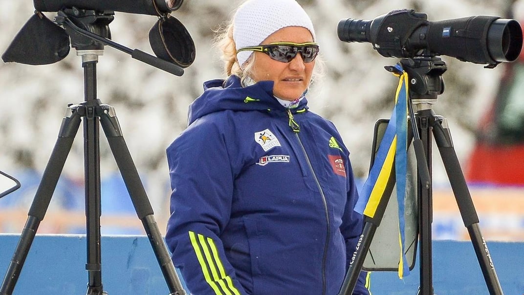 Главный тренер мужской сборной Украины по биатлону Надежда Белова