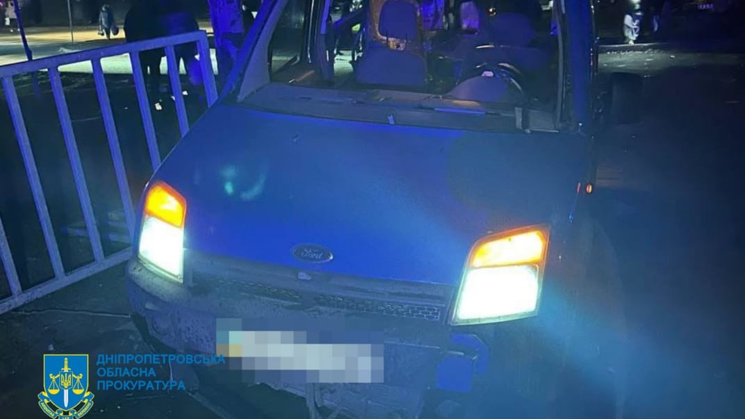 Автівка Ford, у якій їхала загибла дівчинка