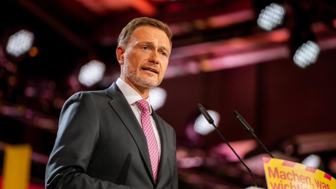 Министр финансов Германии Кристиан Линднер