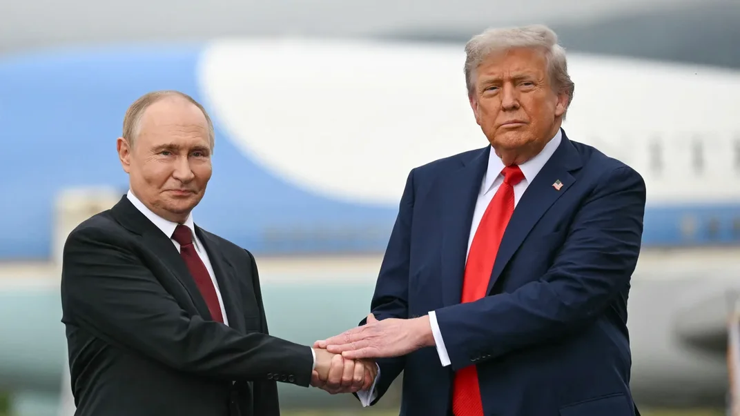 Президент США Дональд Трамп і глава рф володимир путін