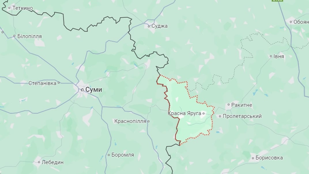 Краснояружский район Белгородской области рф на карте Google