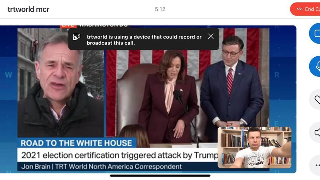 Олексій Гончернко готувався підключитися до етеру TRT World