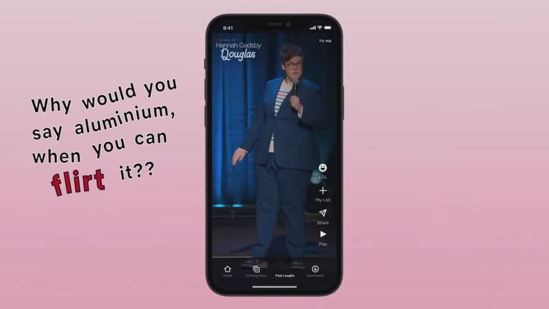 Netflix запустив свій аналог TikTok з короткими та смішними відео