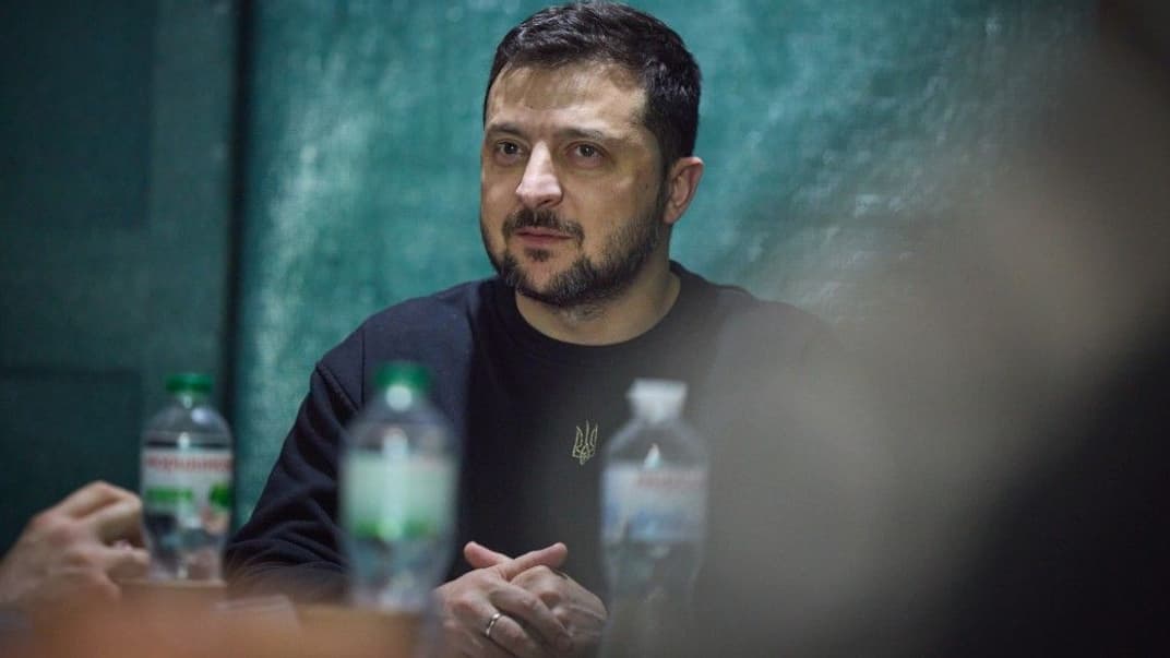 Президент Володимир Зеленський під час робочого візиту до Миколаївської області, 20 жовтня 2023 року