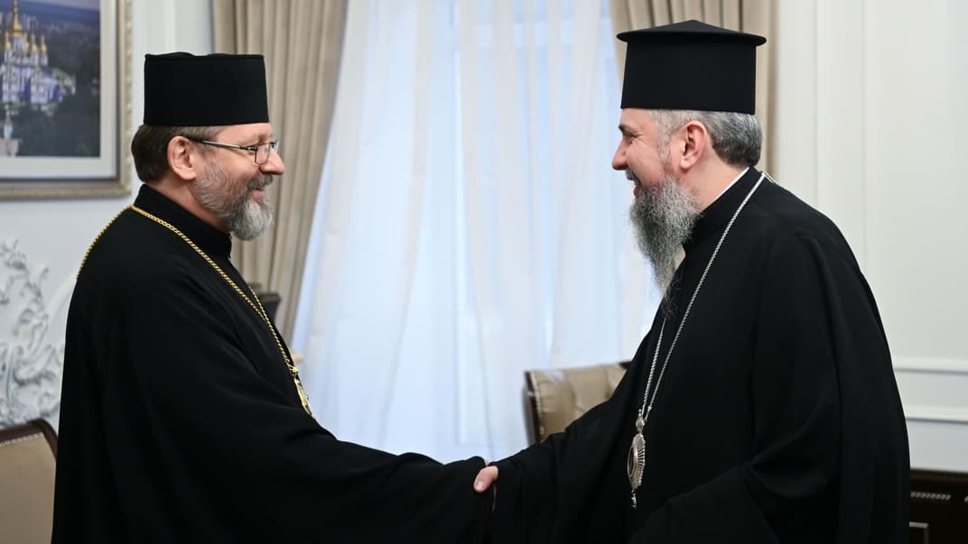 Під час зустрічі Блаженнішого Святослава з Блаженнішим Епіфанієм говорили про реформу церковного календаря