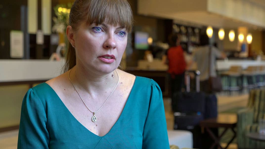 Руководитель отдела контроля за финансами политических организаций латвийского Антикоррупционного бюро (KNAB) Амилия Райтума, Киев, 15 июля 2019 года