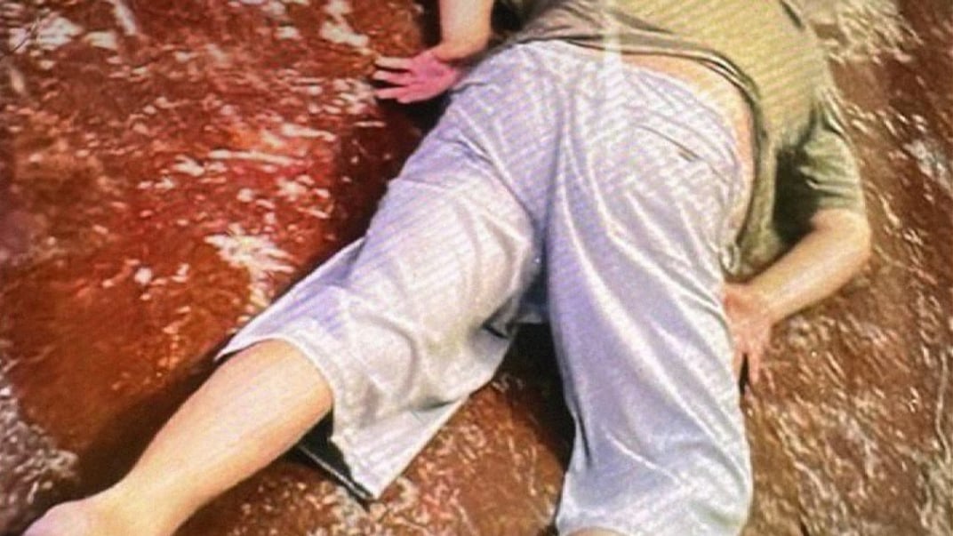 Застреленный Михаил Грицай