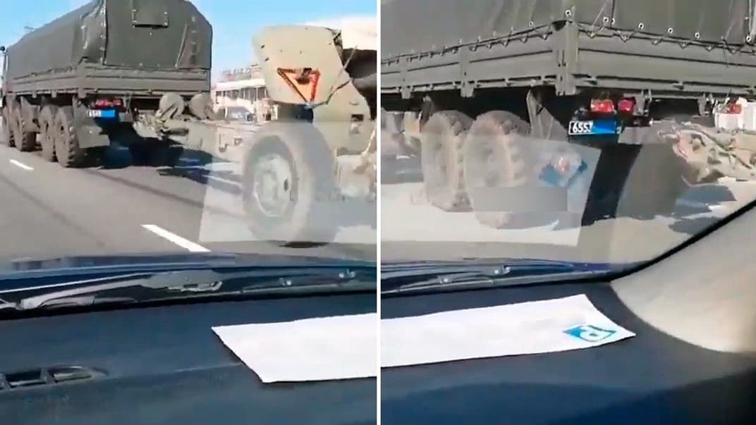 Розслідувачі заявили про докази перекидання військової техніки РФ на кордон із Україною. Її номерні знаки маскують