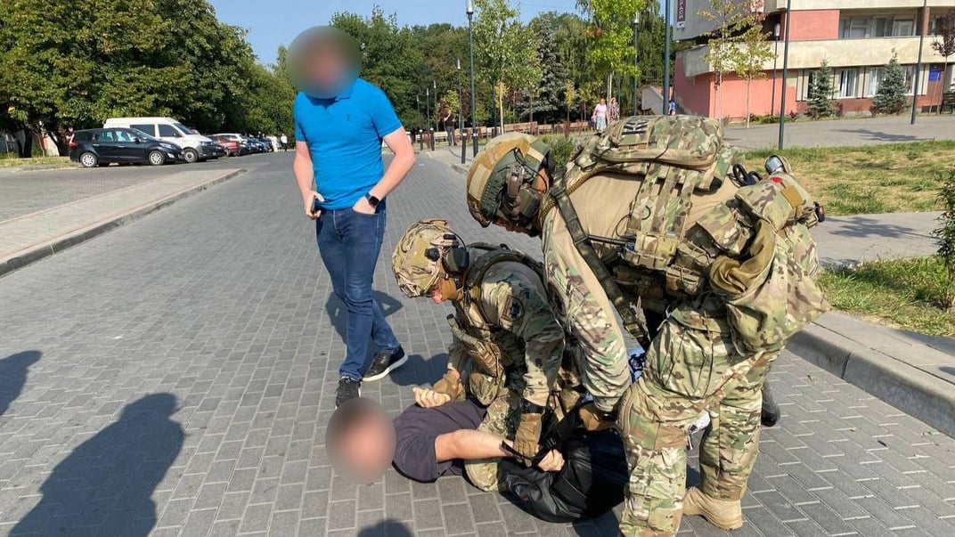 Вероятного нападавшего задержали при силовой поддержке спецназовцев полиции КОРД