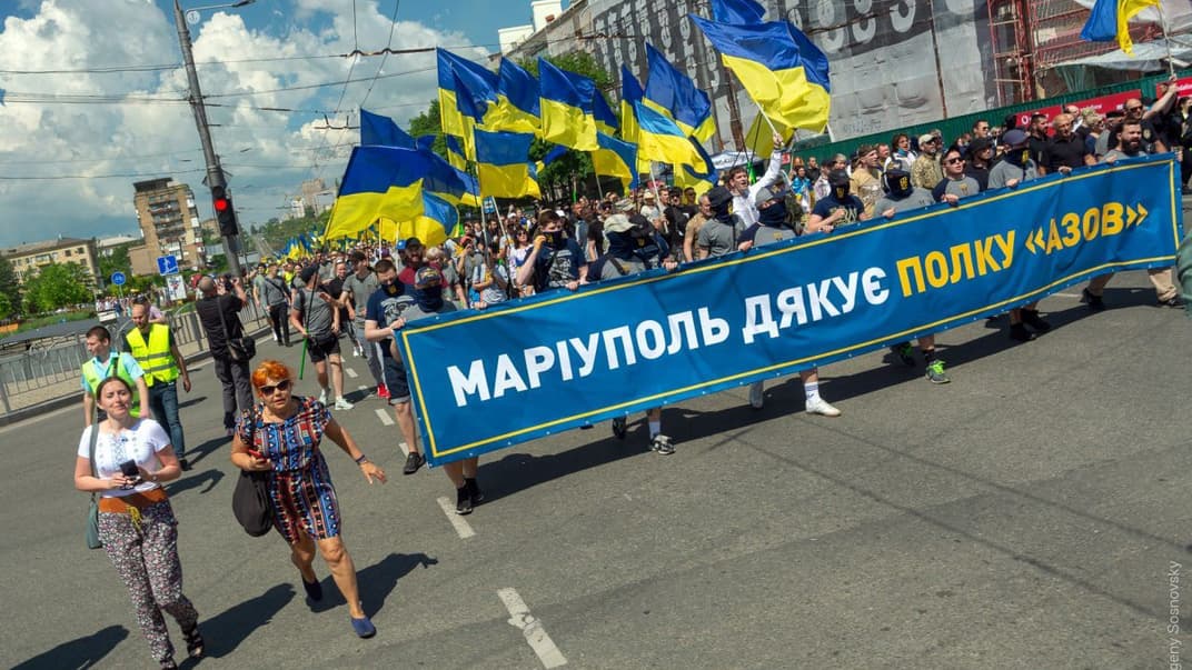 Празднование седьмой годовщины освобождения Мариуполя от боевиков, 13 июня 2021 года