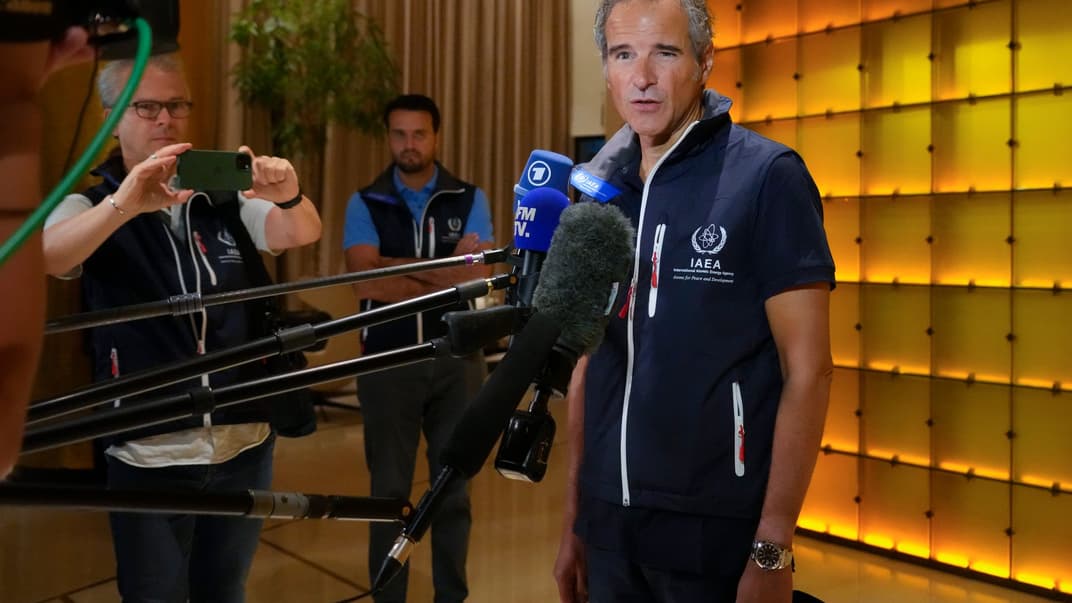 Гендиректор Международного агентства по атомной энергии (МАГАТЭ) Рафаэль Мариано Гросси в Киеве, 31 августа 2022 года