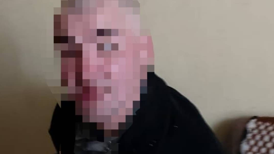 Затриманий чоловік, який запускав феєрверки