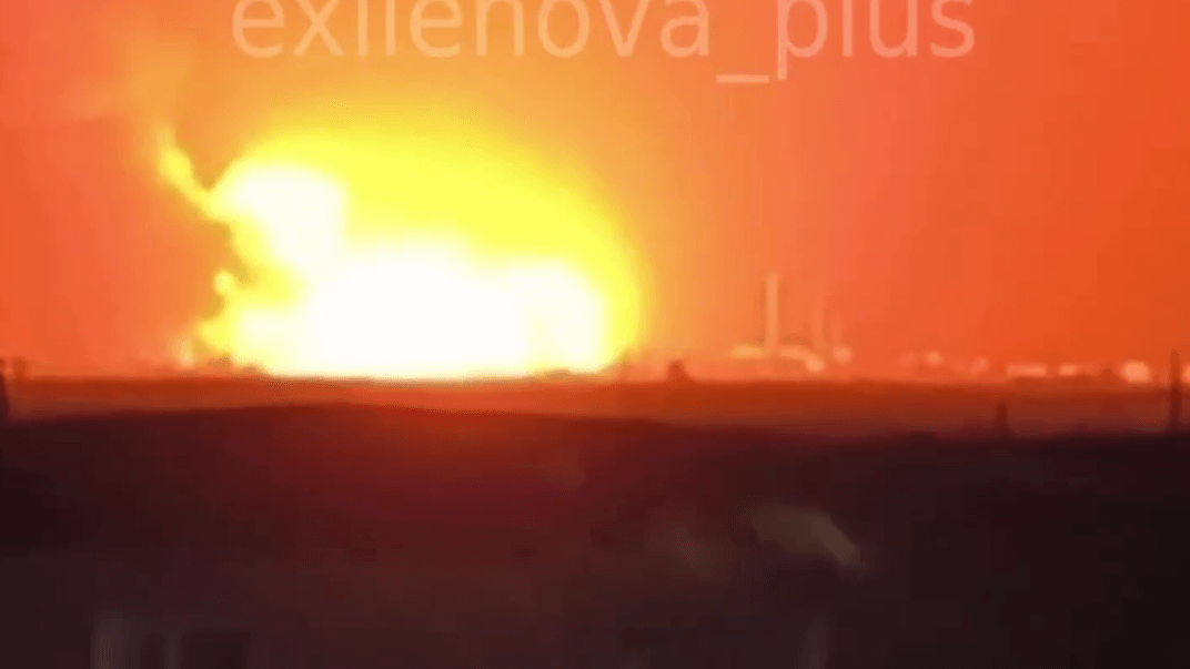 Удар по порту Темрюк