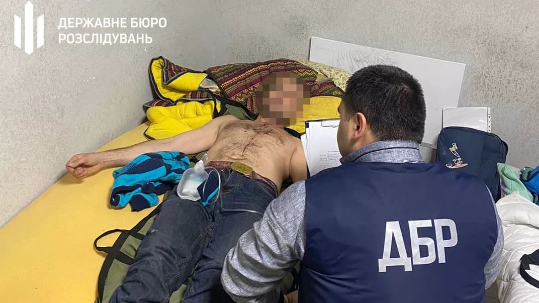 Пострадавший мужчина в Самборском районном территориальном центре комплектования и социальной поддержки