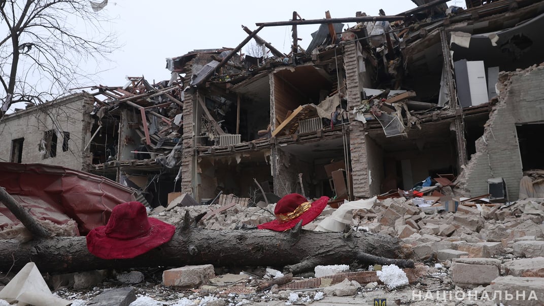 Последствия российского обстрела Запорожья, 23 января 2025 года