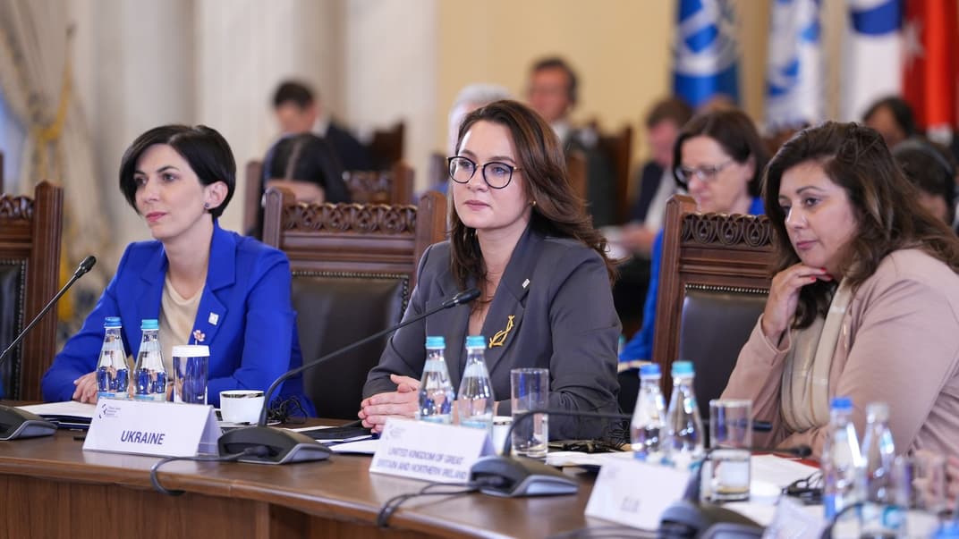 Министр Юлия Свириденко на саммите Инициативы трех морей в Бухаресте, 6 сентября 2023 года