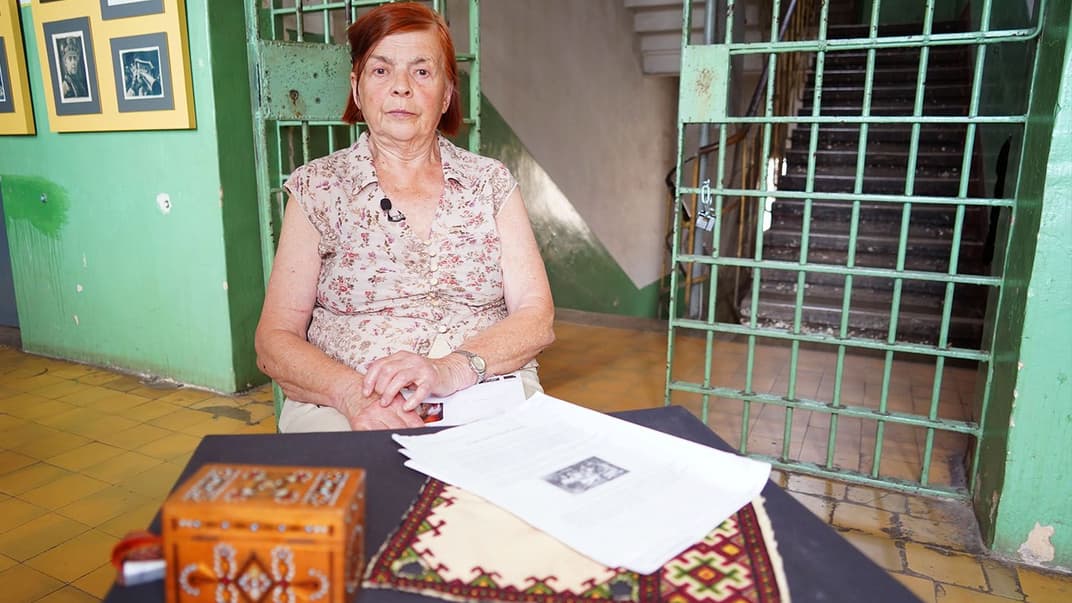 82-летняя львовянка Ирина Кухар, чьи родные погибли во время советских репрессий