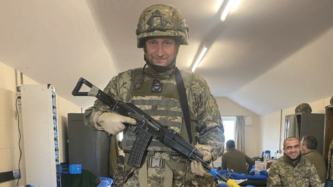 Военнослужащий Алексей Сапуга