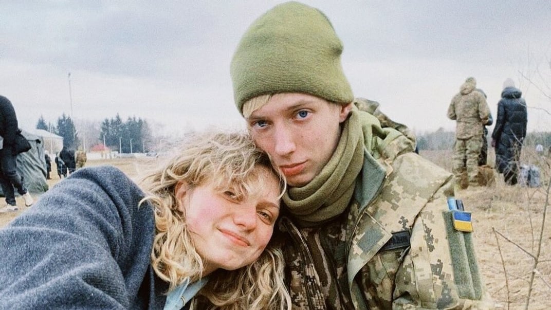 Павел Гоц со своей женой Викторией Дзызюк
