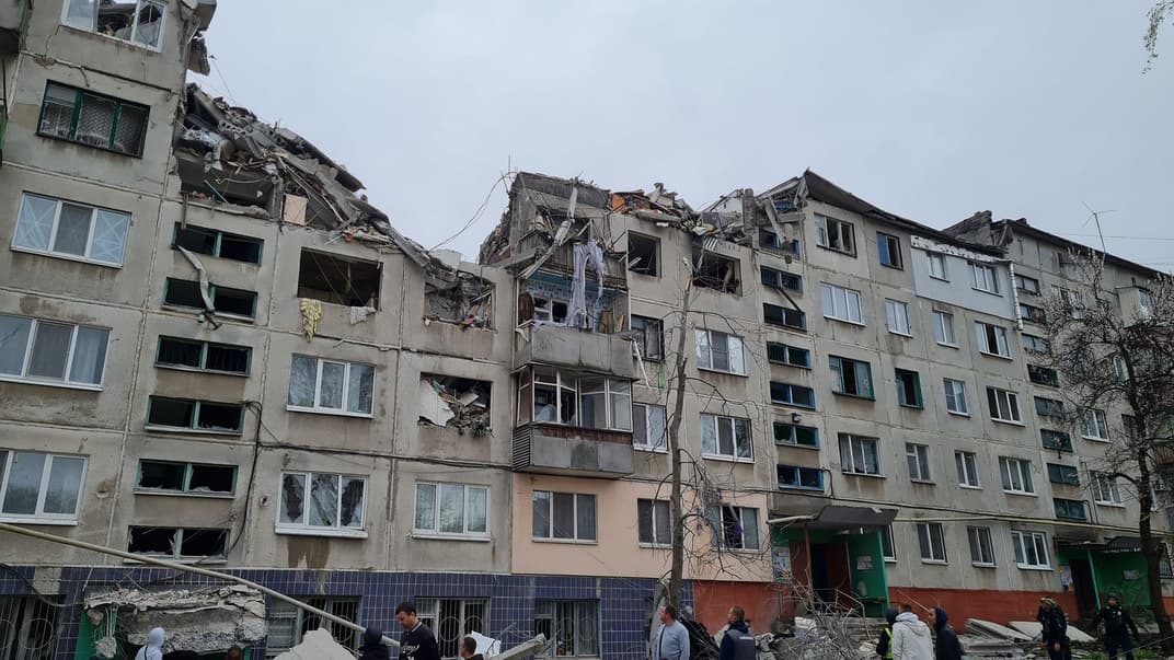 Наслідки обстрілу Слов'янська