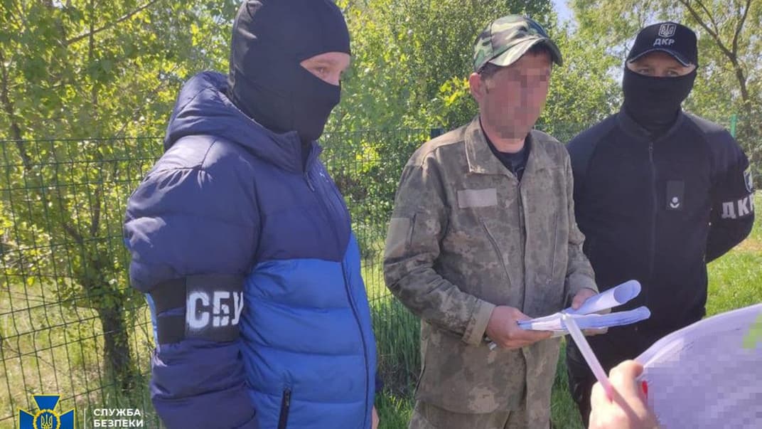 Служба безопасности Украины задержала в Житомирской области российского агента, который хотел призваться в боевое подразделение ВСУ