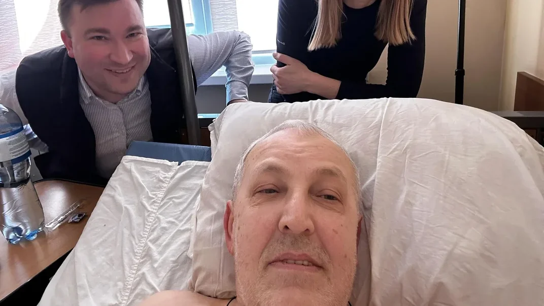 Юрій Макаров у лікарні