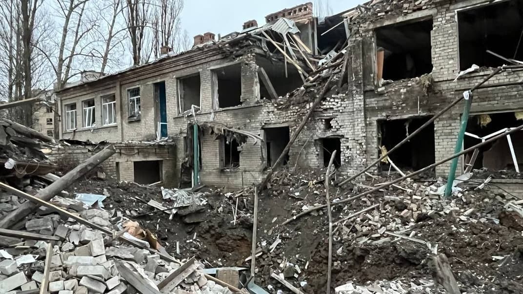 Последствия российского удара по Авдеевке Донецкой области, 29 марта 2023 года