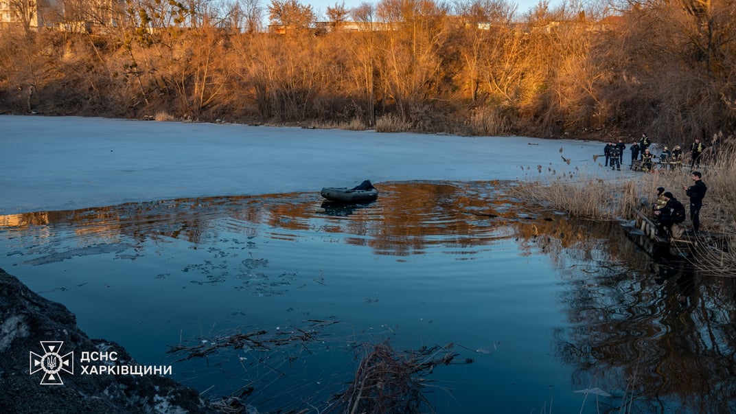 Водойма у Харкові, де 12 березня втонули двоє дітей Водойма у Харкові, де 12 березня втонули двоє дітей