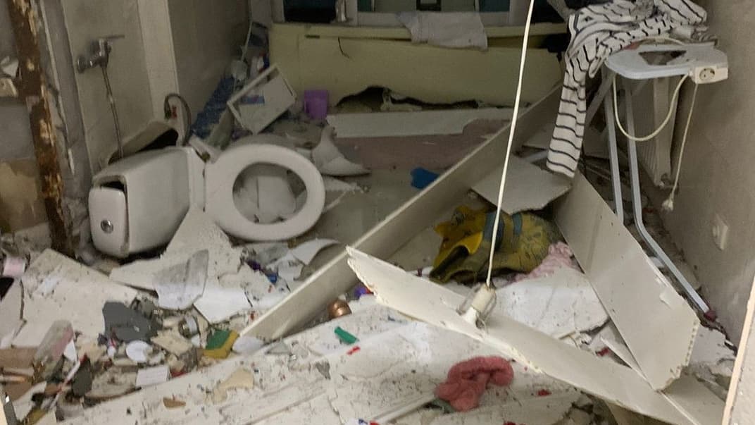 Квартира в Кременчуку після вибуху гранати