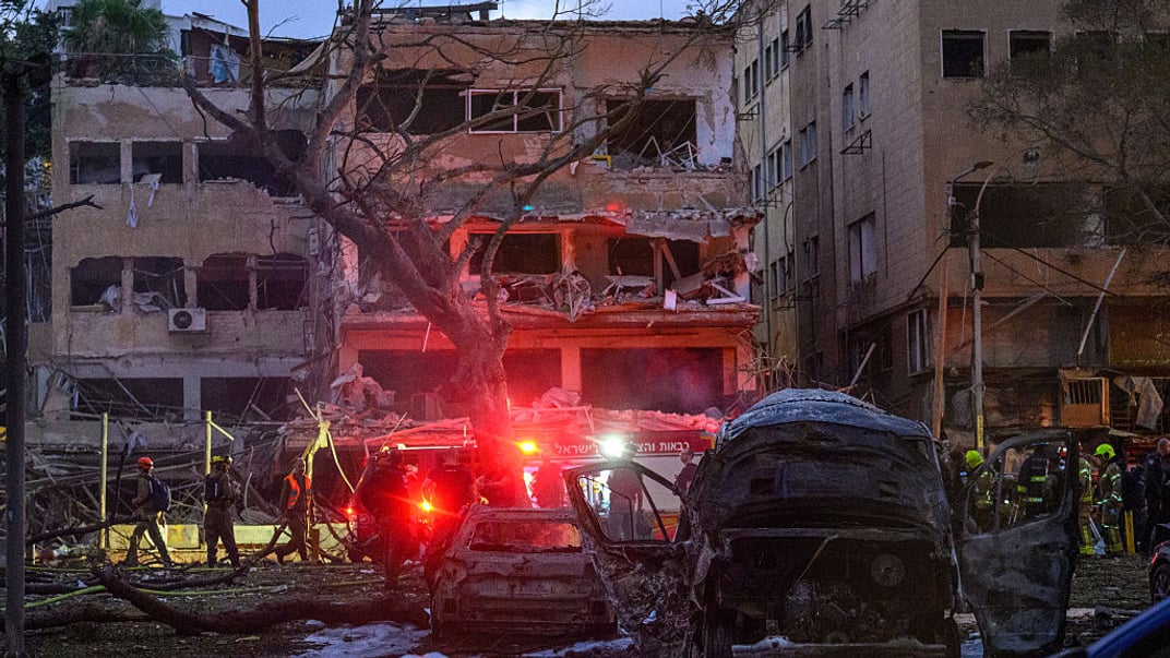 Наслідки іранського обстрілу Тель-Авіва, 16 червня 2025 року