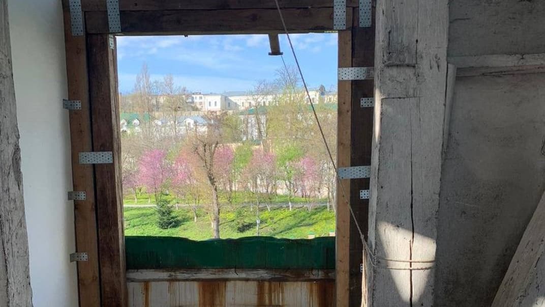 Сооружение, которое осматривала комиссия Минкульта, 19 апреля 2023 года