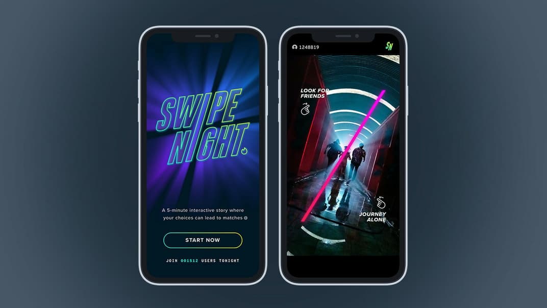 Tinder выпустит интерактивный сериал, в котором зрители смогут влиять на сюжет свайпами