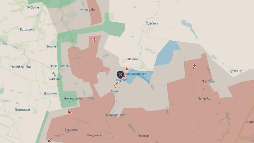 Ситуация в районе Панковки по состоянию на 13 сентября 2025 года