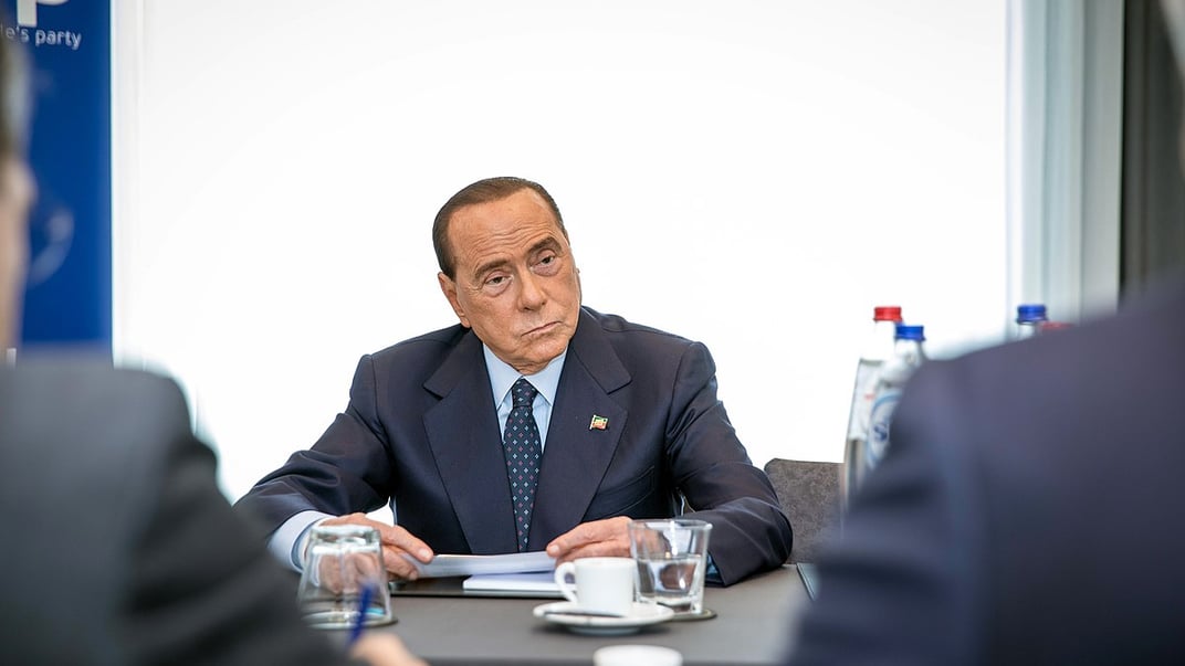 Сильвио Берлускони в Брюсселе, 2019 год