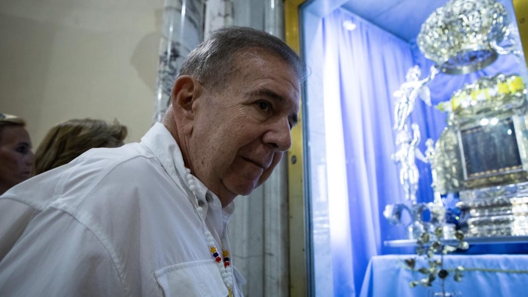 Лідер венесуельської опозиції Едмундо Гонсалес у базиліці Божої Матері Чікінкірської, 24 липня 2024 року
