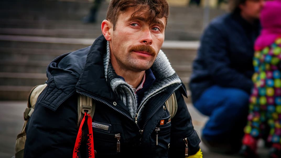 Олександр Капінос, 19 грудня 2013 року. Фотографія, опублікована в проєкті hromadske «Революція гідності очима людей»