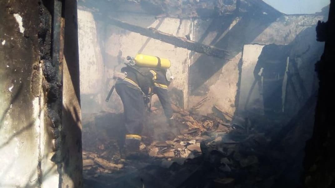 Пожежа у житловому будинку в селі Костомарівка Кіровоградської області