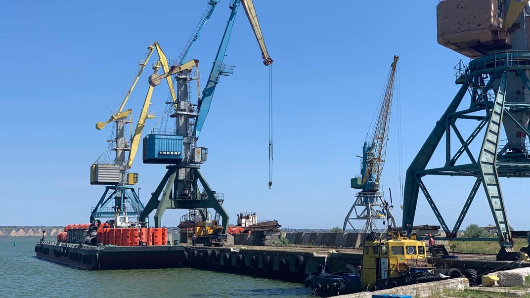 Белгород-Днестровский морской порт в 2021 году