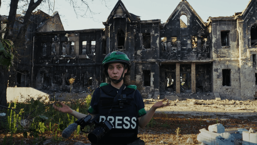 Журналистка Диана Буцко в Покровске