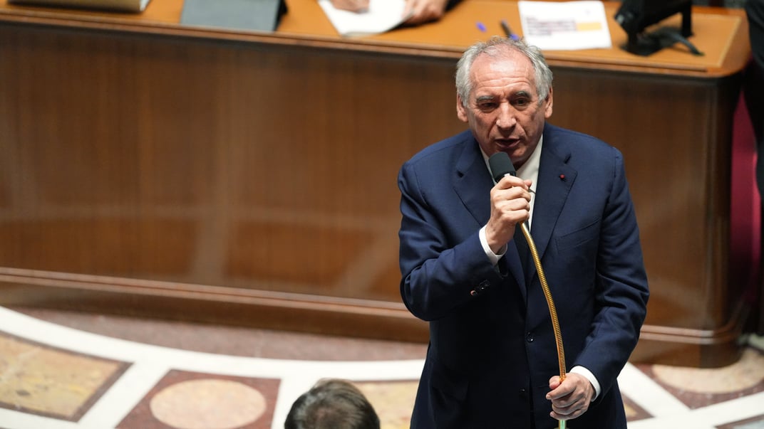 Прем'єр-міністр Франції Франсуа Байру виступає в Національних зборах у Парижі, Франція, 8 вересня 2025 року
