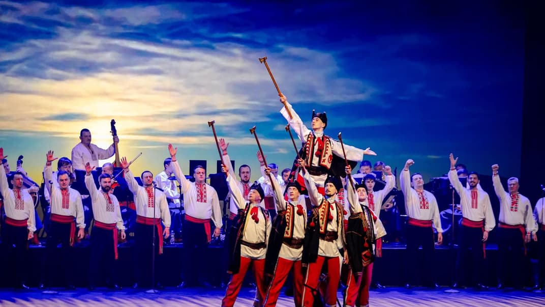 Ілюстративне фото. Український народний хор України ім. Г. Г. Верьовки виступає у Вашингтоні, 28 березня 2024 року