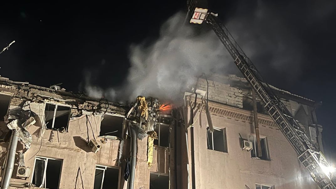 Последствия российского ракетного удара по городу Кривой Рог, 5 марта 2025 года