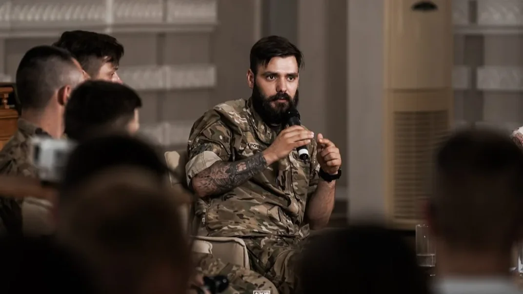 Колишній начальник штабу бригади «Азов» Богдан Кротевич Колишній начальник штабу бригади «Азов» Богдан Кротевич